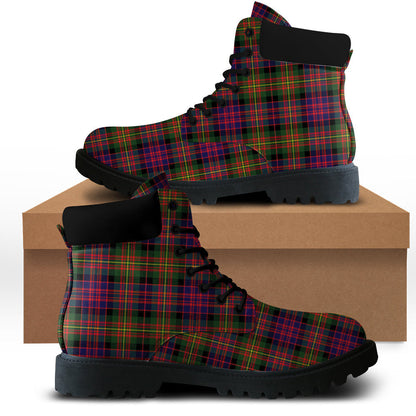 Carnegie Modern Tartan Plaid All Season Boots