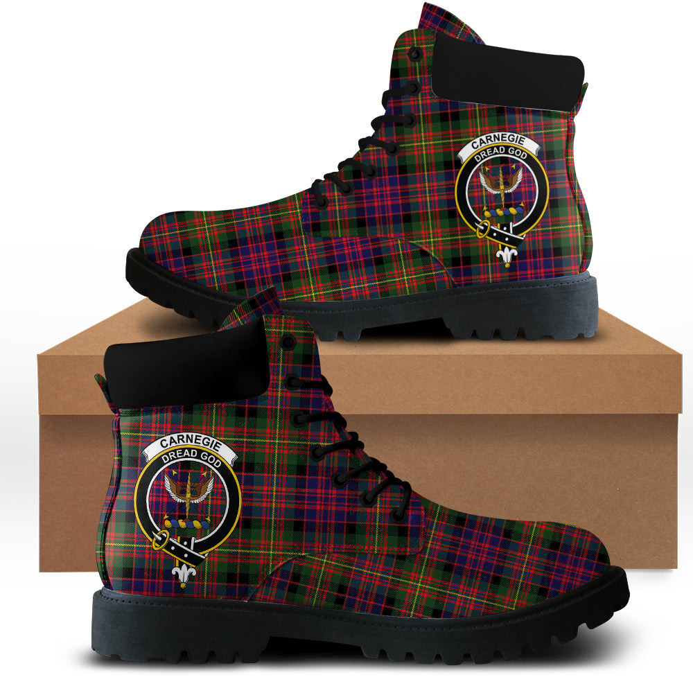 Carnegie Modern Tartan Plaid All Season Boots