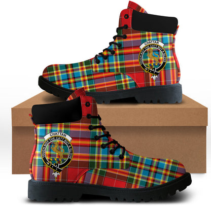 Chattan Tartan Plaid All Season Boots