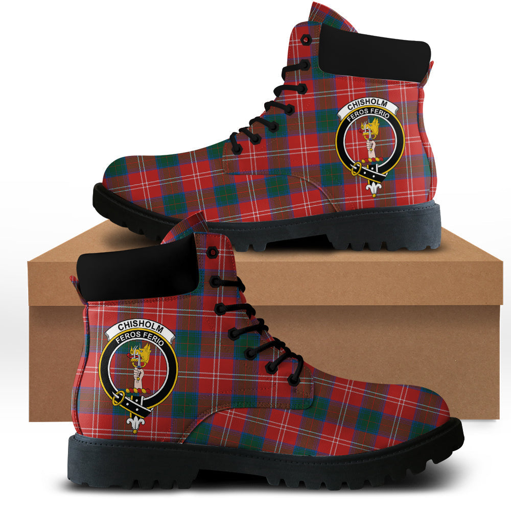 Chisholm Ancient Tartan Plaid All Season Boots