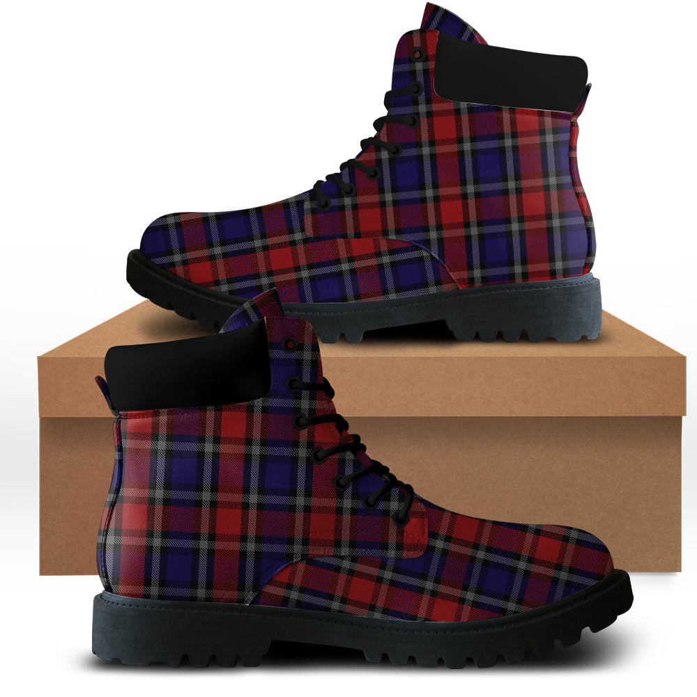 Clark (Lion) Red Tartan Plaid All Season Boots