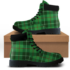 Clephan Tartan Plaid All Season Boots