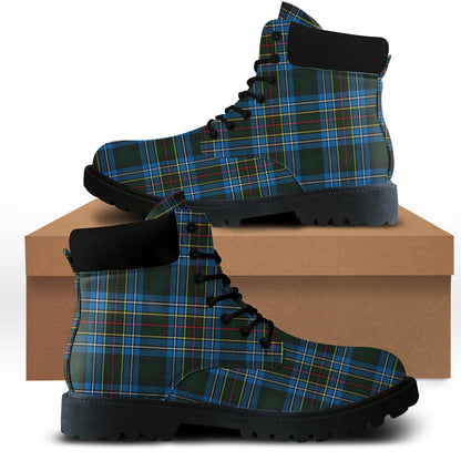 Cockburn Modern Tartan Plaid All Season Boots