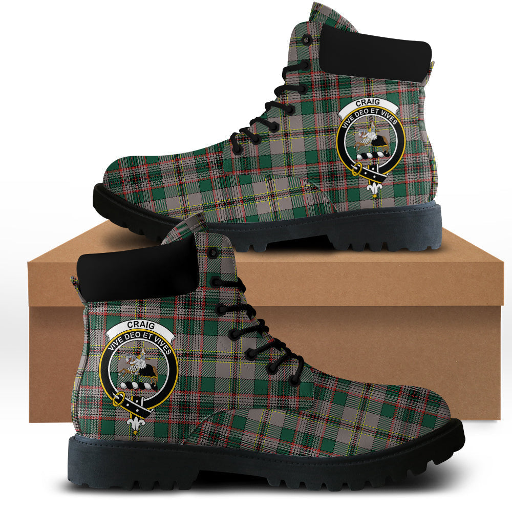 Craig Ancient Tartan Plaid All Season Boots