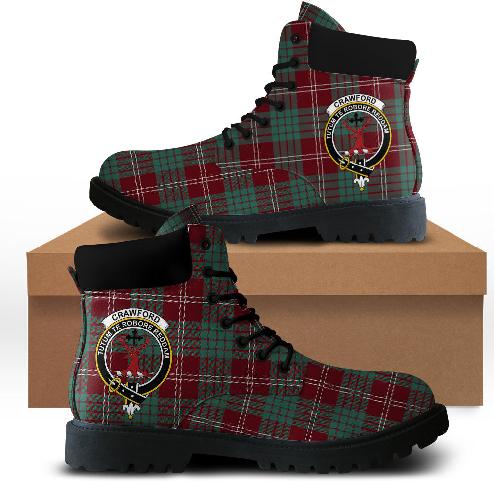 Crawford Modern Tartan Plaid All Season Boots