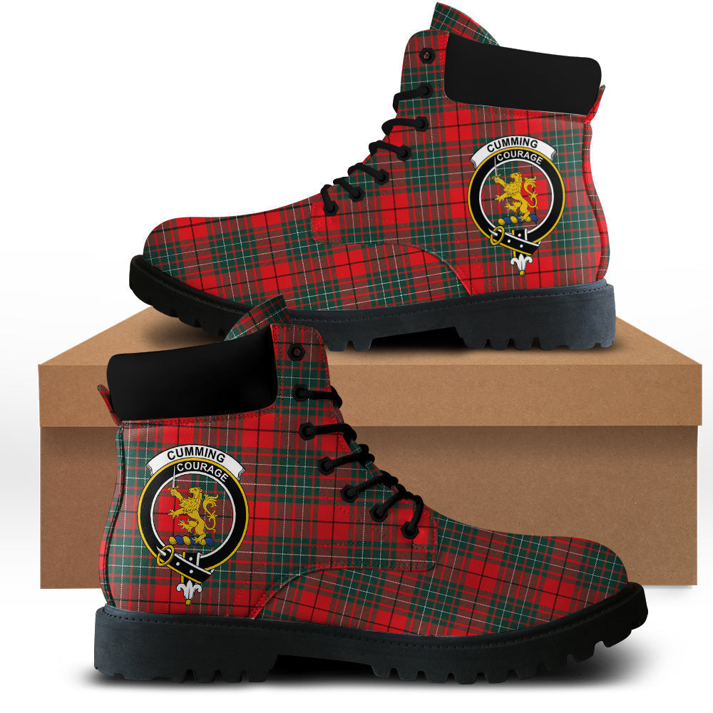 Cumming Modern Tartan Plaid All Season Boots