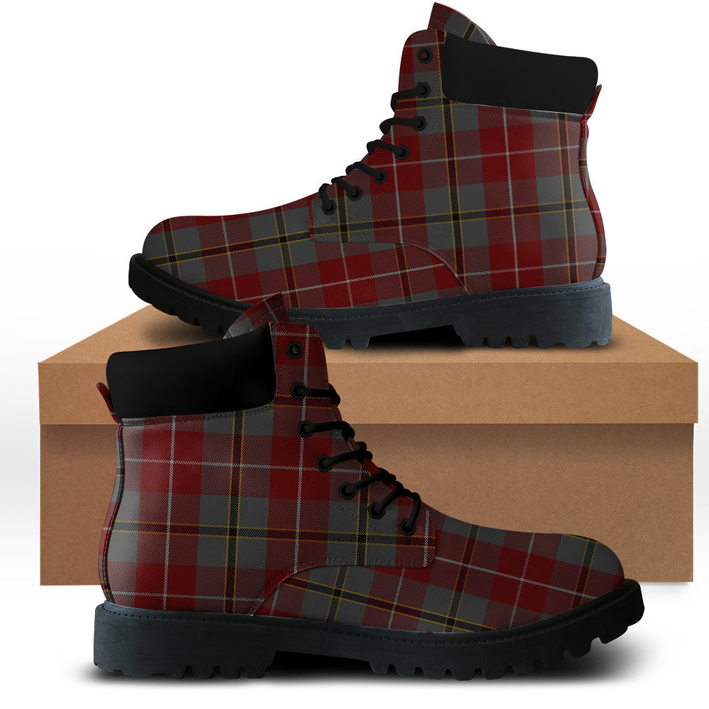 Douglas Ancient Red Tartan Plaid All Season Boots