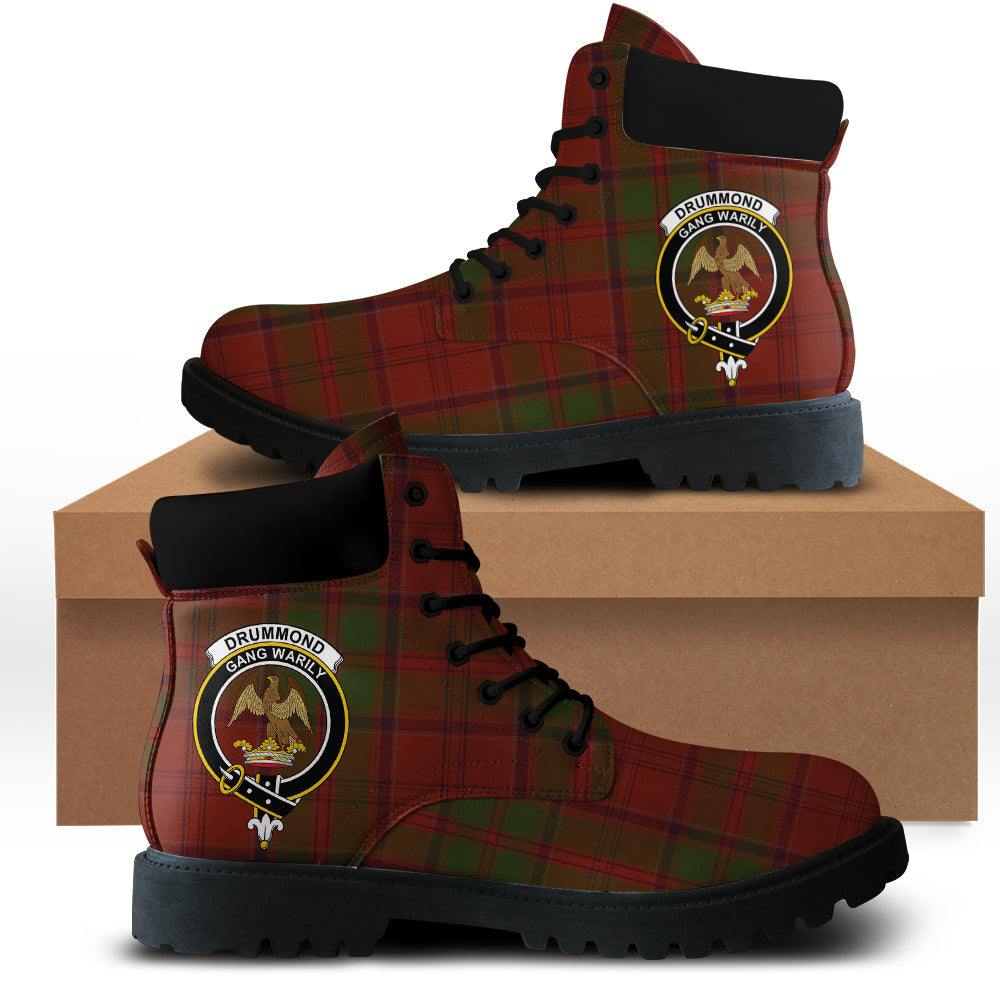 Drummond Clan Tartan Plaid All Season Boots