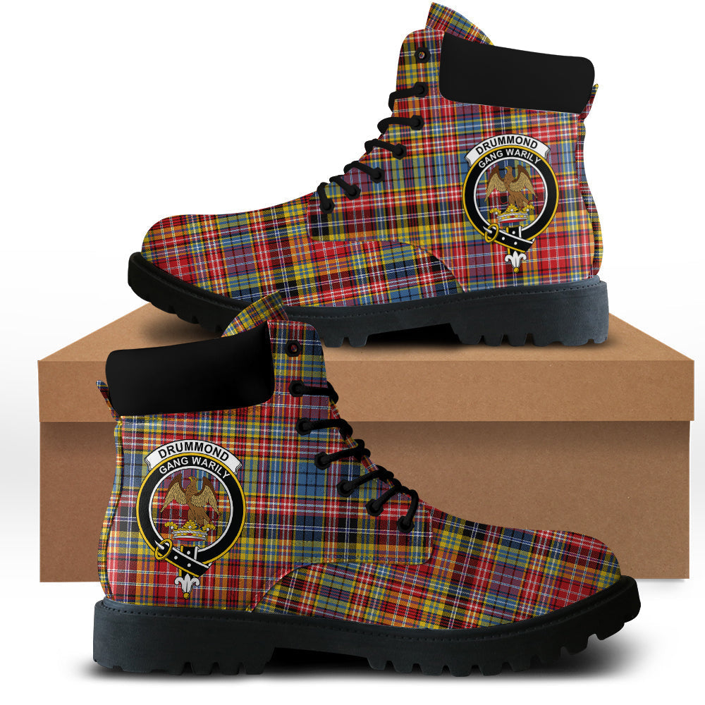 Drummond of Strathallan Modern Tartan Plaid All Season Boots