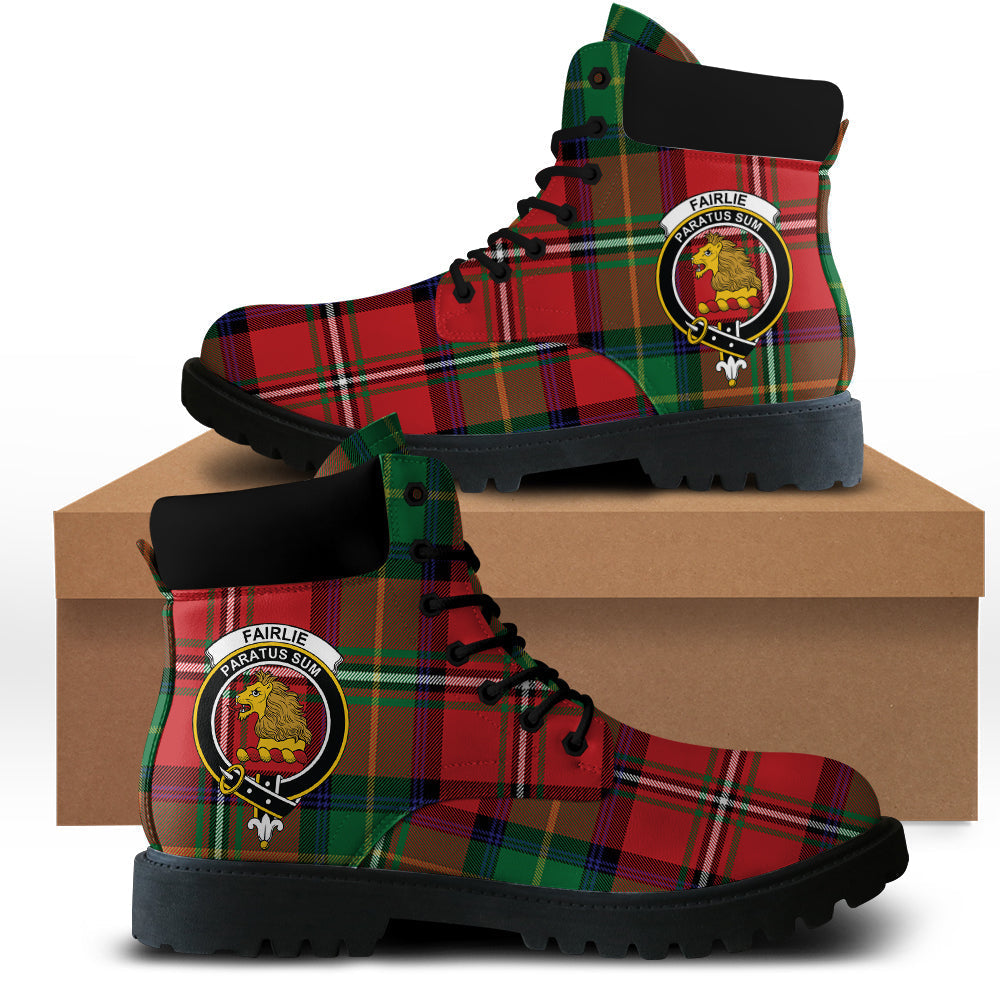 Fairlie Modern Tartan Plaid All Season Boots