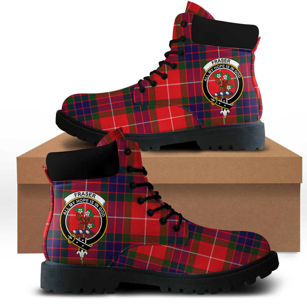 Fraser Modern Tartan Plaid All Season Boots