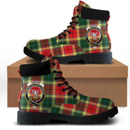 Gibsone (Gibson - Gibbs) Tartan Plaid All Season Boots