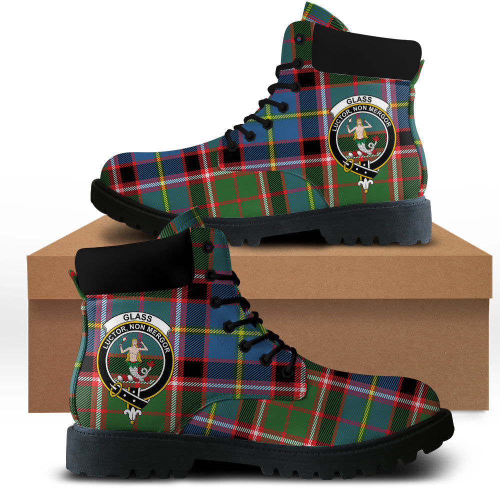 Glass Tartan Plaid All Season Boots