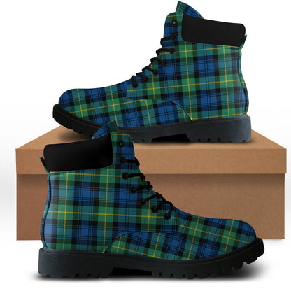 Gordon Ancient Tartan Plaid All Season Boots