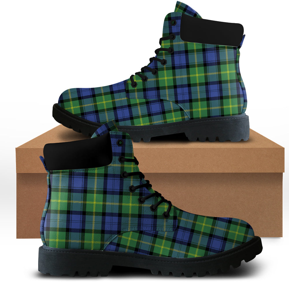 Gordon Old Ancient Tartan Plaid All Season Boots