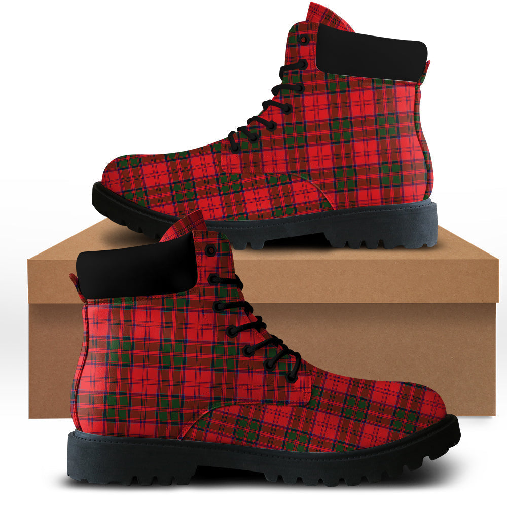 Grant Modern Tartan Plaid All Season Boots