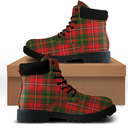 Hay Modern Tartan Plaid All Season Boots