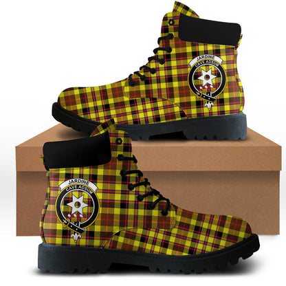 Jardine Modern Tartan Plaid All Season Boots