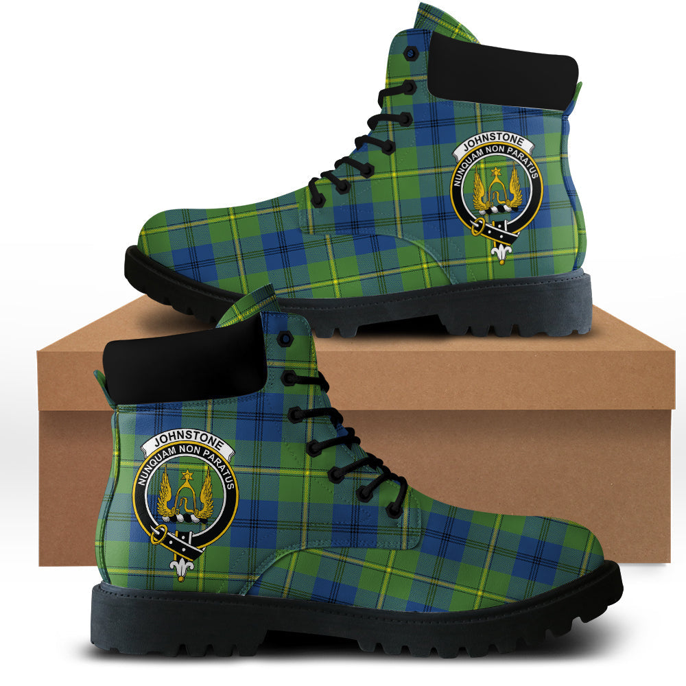 Johnstone Ancient Tartan Plaid All Season Boots