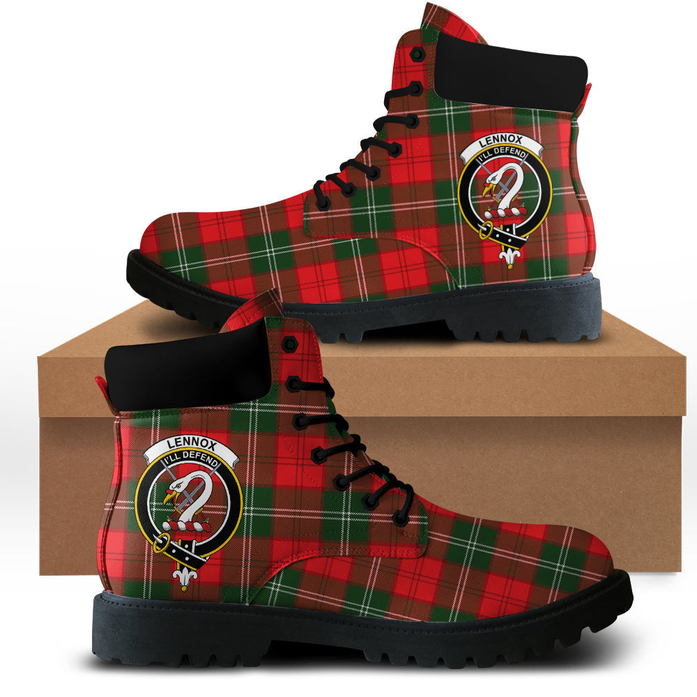 Lennox Modern Tartan Plaid All Season Boots