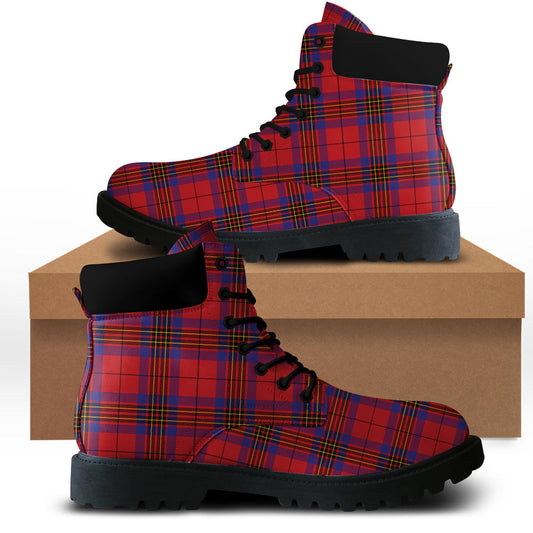 Leslie Modern Tartan Plaid All Season Boots