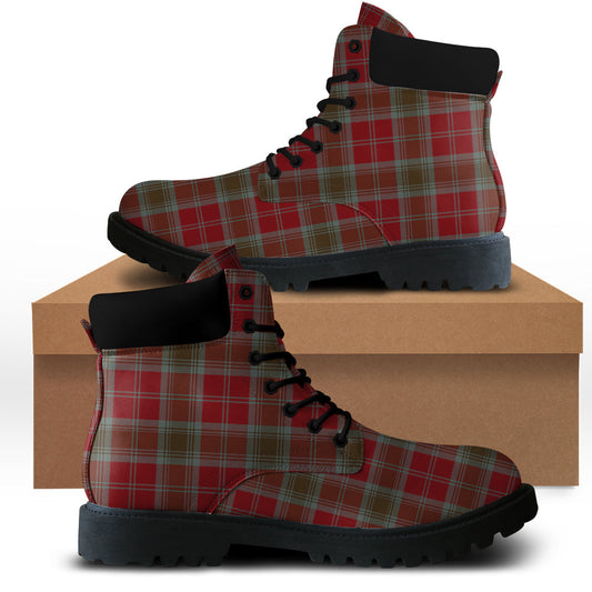 Lindsay Weathered Tartan Plaid All Season Boots