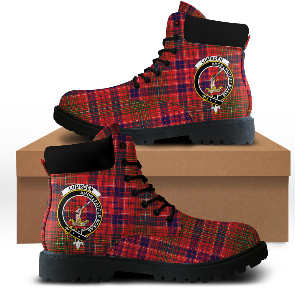 Lumsden Modern Tartan Plaid All Season Boots