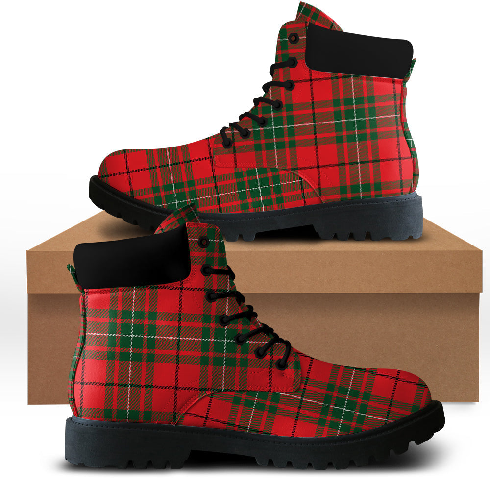 MacAulay Modern Tartan Plaid All Season Boots