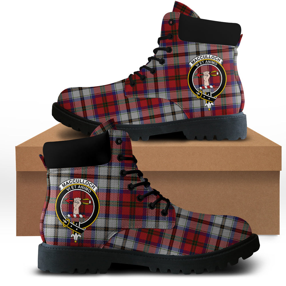 MacCulloch Dress Tartan Plaid All Season Boots