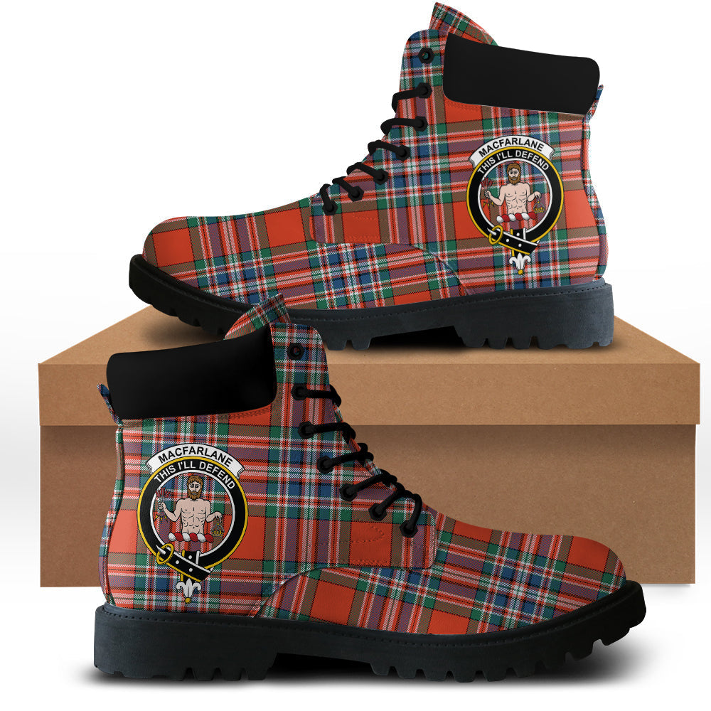 MacFarlane Ancient Tartan Plaid All Season Boots