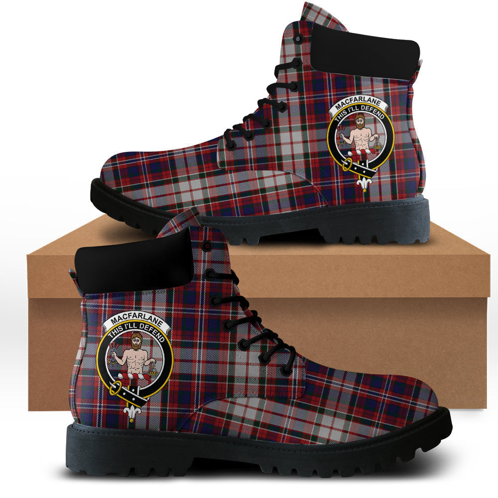 MacFarlane Dress Tartan Plaid All Season Boots