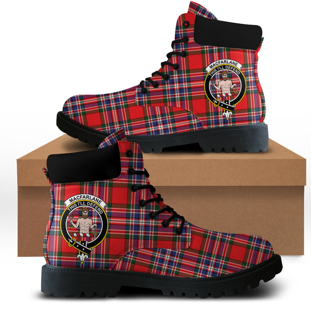 MacFarlane Modern Tartan Plaid All Season Boots