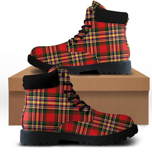 MacGill Modern Tartan Plaid All Season Boots