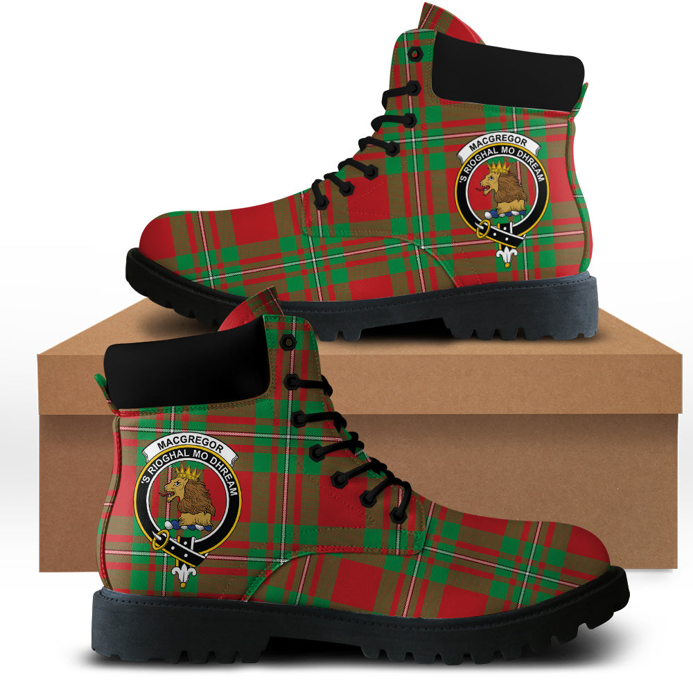 MacGregor Modern Tartan Plaid All Season Boots