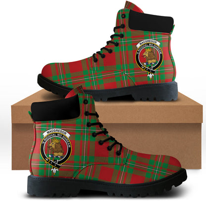 MacGregor Modern Tartan Plaid All Season Boots