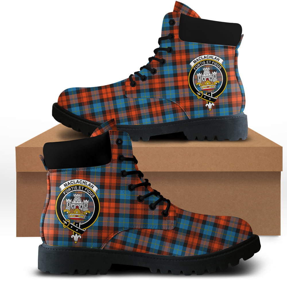 MacLachlan Ancient Tartan Plaid All Season Boots