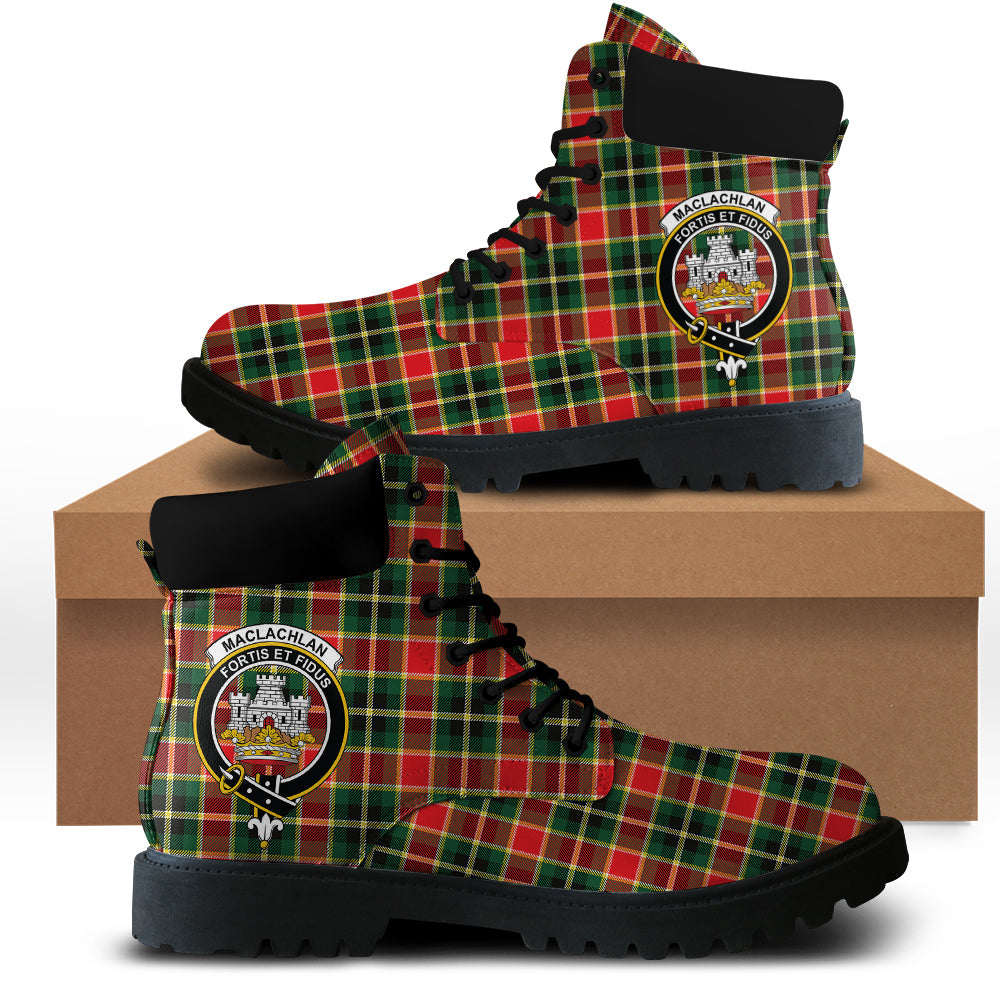 MacLachlan Hunting Modern Tartan Plaid All Season Boots