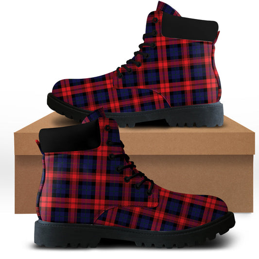 MacLachlan Modern Tartan Plaid All Season Boots