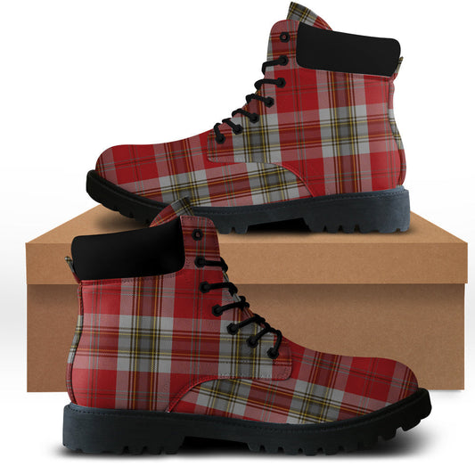 MacLean of Duart Dress Red Tartan Plaid All Season Boots