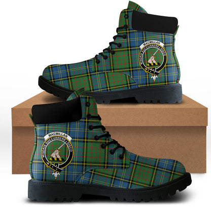 MacMillan Hunting Ancient Tartan Plaid All Season Boots