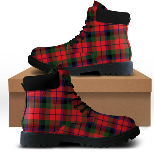 MacNaughton Modern Tartan Plaid All Season Boots