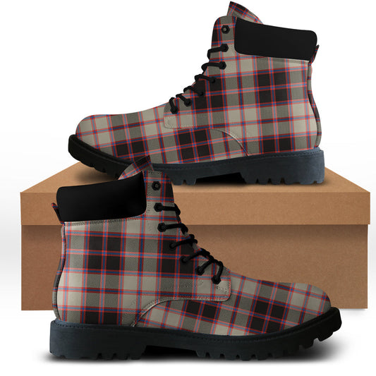 MacPherson Hunting Ancient Tartan Plaid All Season Boots