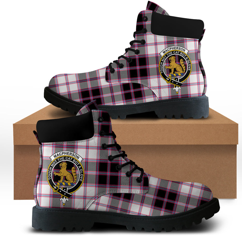 MacPherson Hunting Modern Tartan Plaid All Season Boots