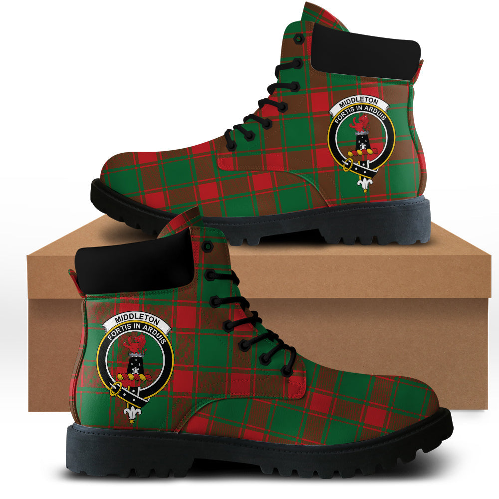 Middleton Modern Tartan Plaid All Season Boots