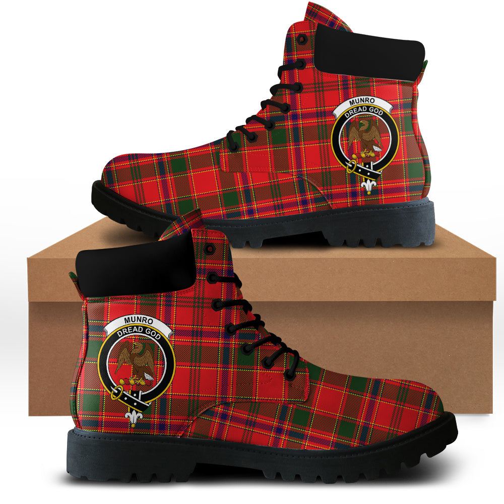 Munro Modern Tartan Plaid All Season Boots