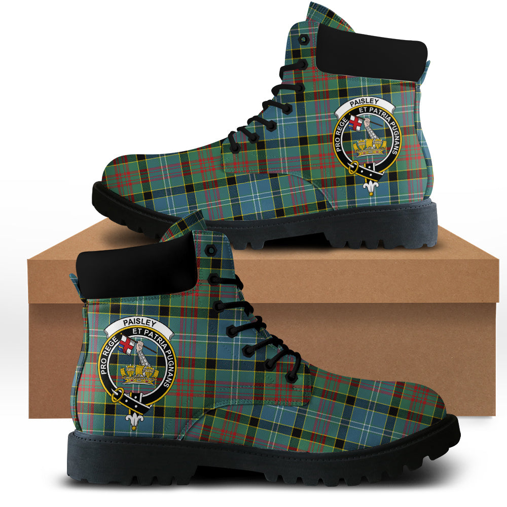 Paisley Tartan Plaid All Season Boots