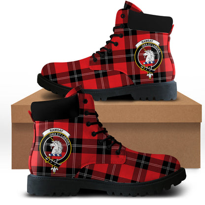 Ramsay Modern Tartan Plaid All Season Boots