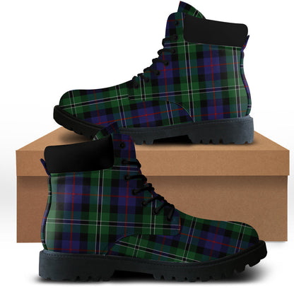 Rose Hunting Tartan Plaid All Season Boots