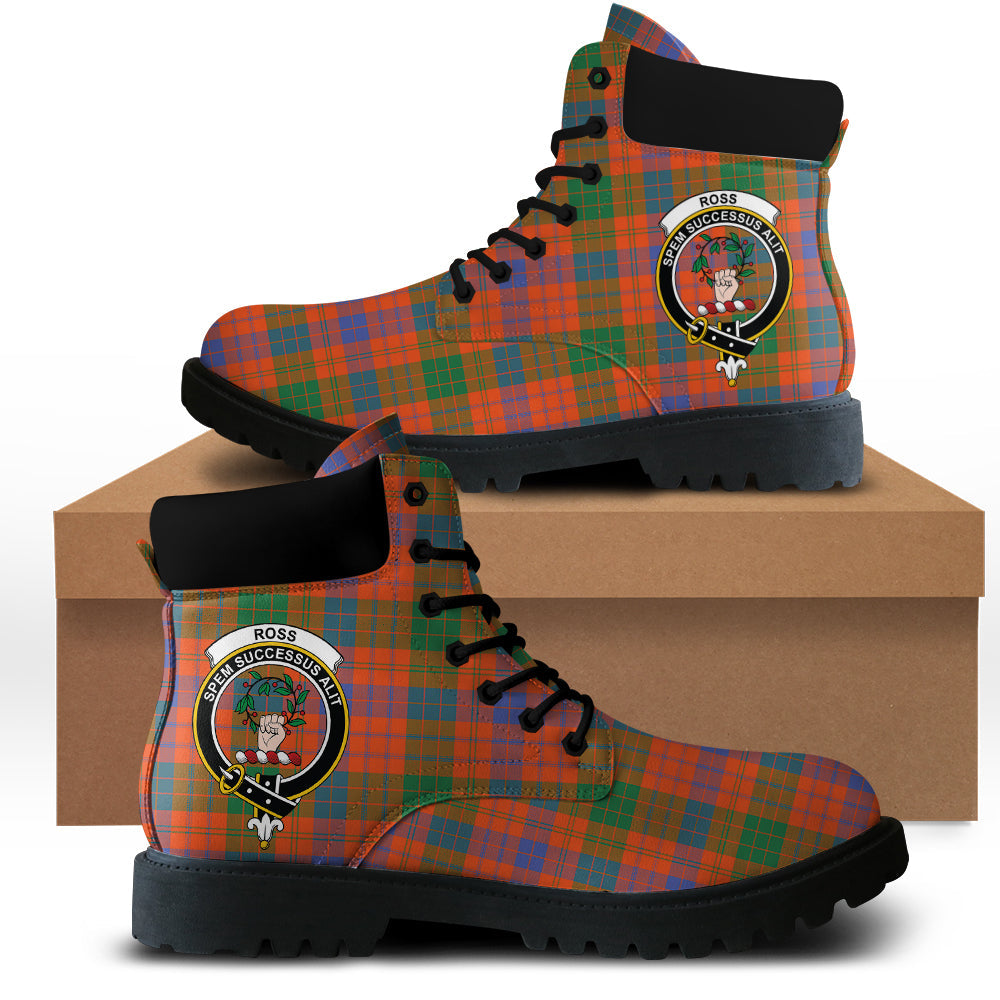 Ross Ancient Tartan Plaid All Season Boots