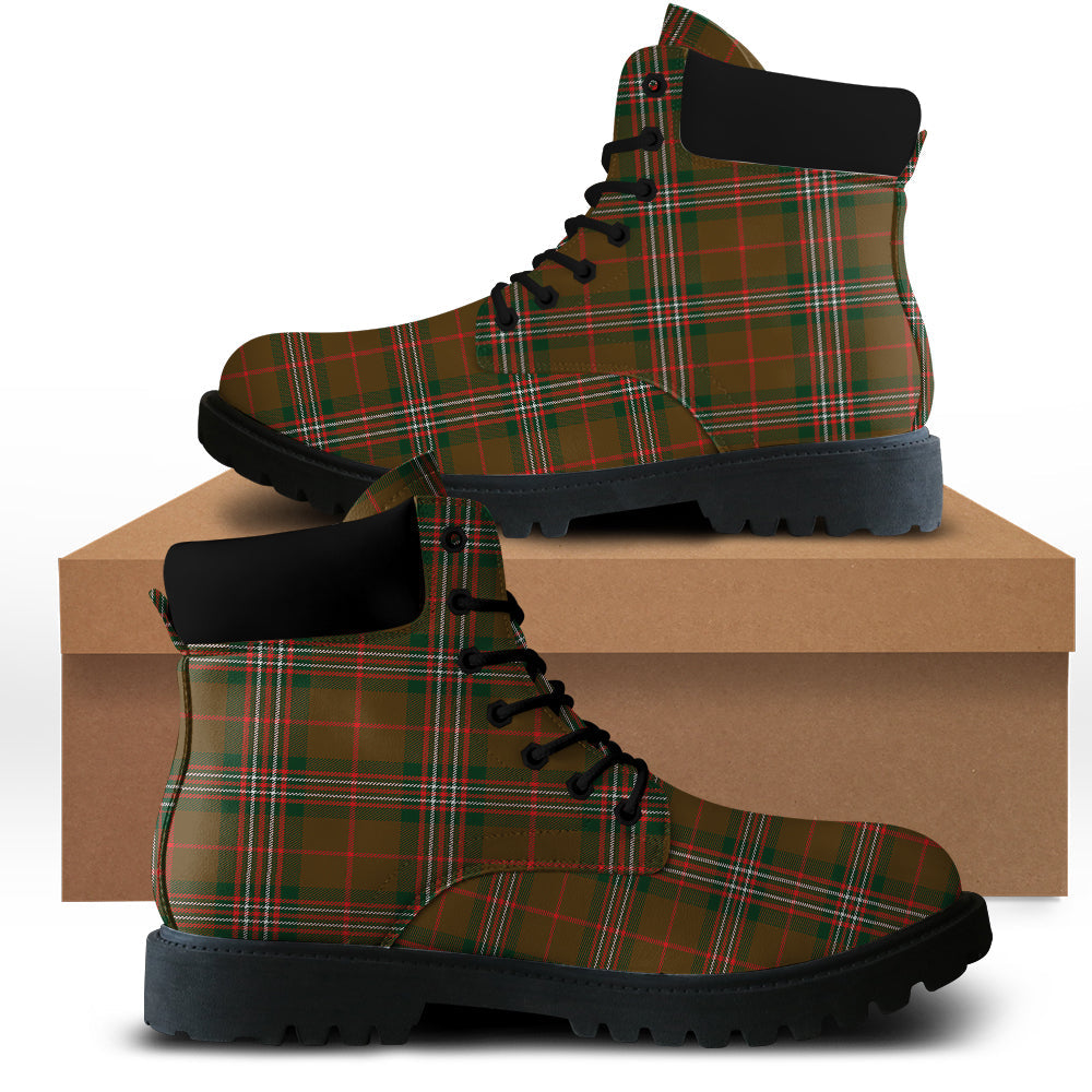 Scott Brown Modern Tartan Plaid All Season Boots